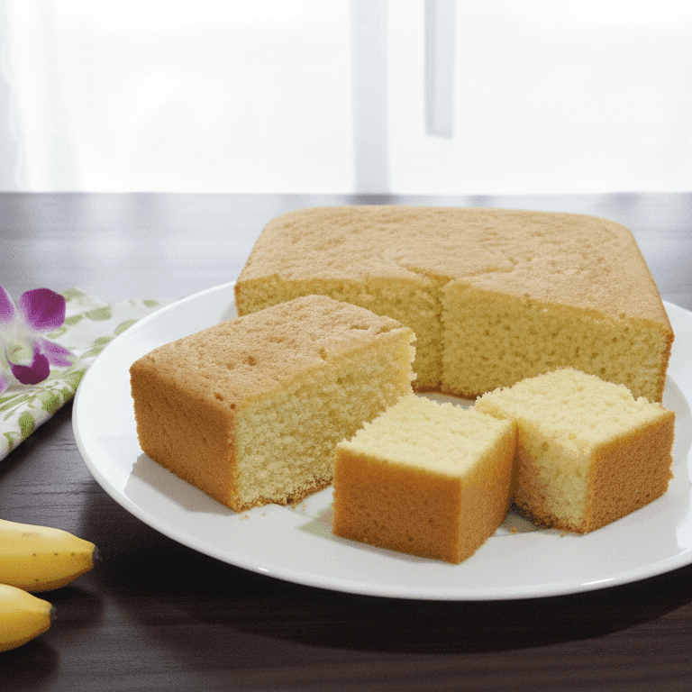 Home strawberry cake